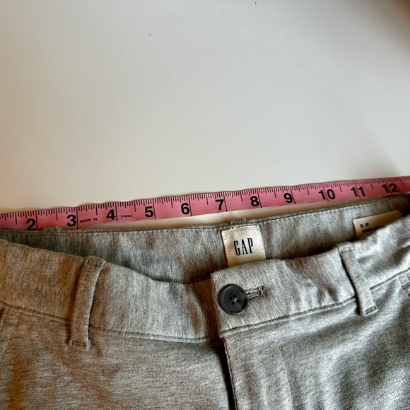 Gap Wide Leg Knit Pants Light Grey 0P - Picture 6 of 8